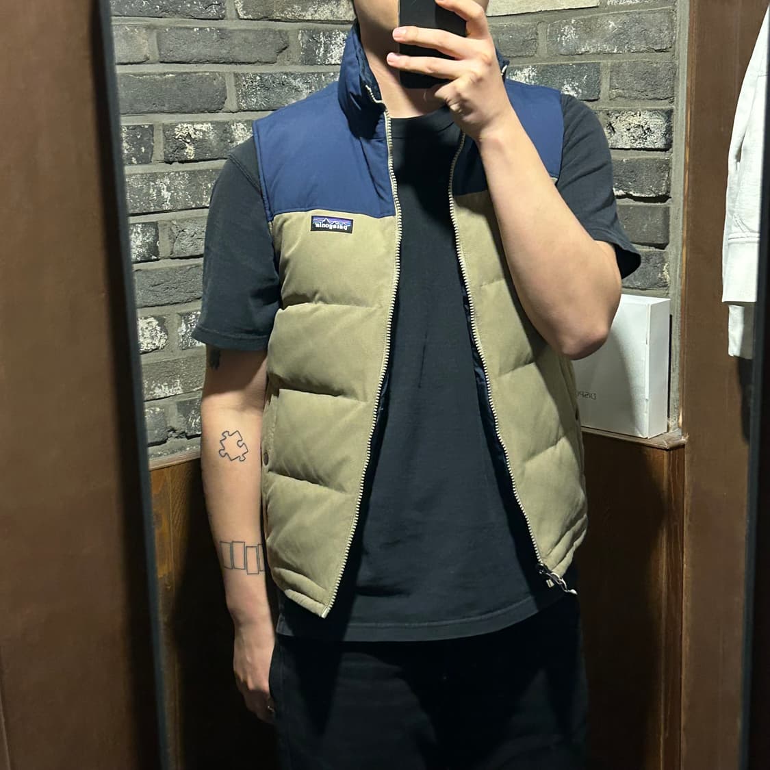 S) 파타고니아 리버서블 양면 다운 베스트 조끼 상품이미지9