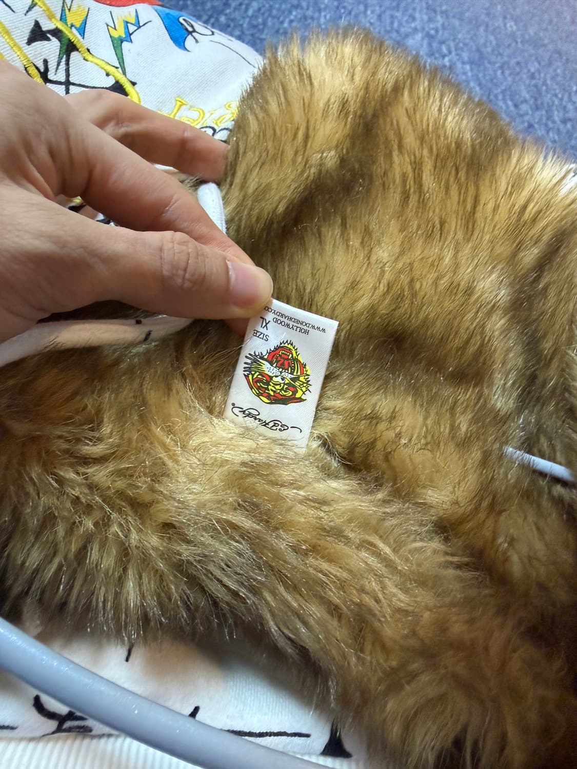 Ed Hardy 에드하디 타투 퍼 후드집업 XL 상품이미지7