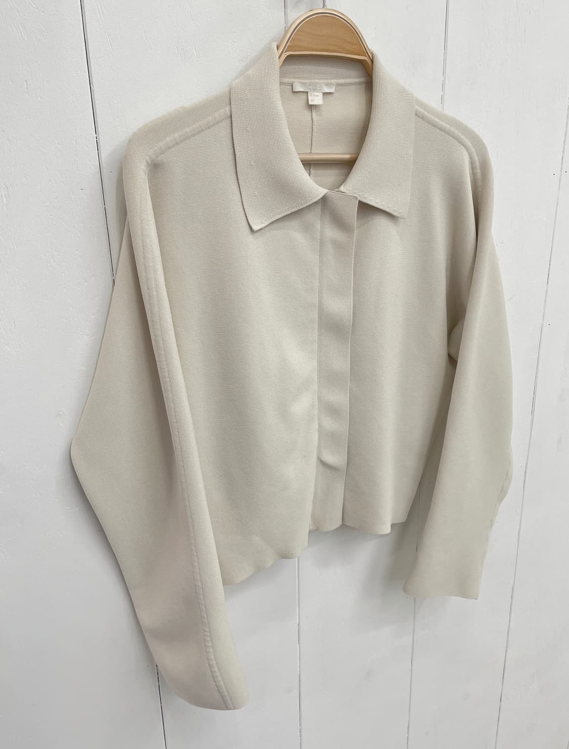 코스(COS) 카라 히든 지퍼 니트 가디건 자켓 상품이미지5