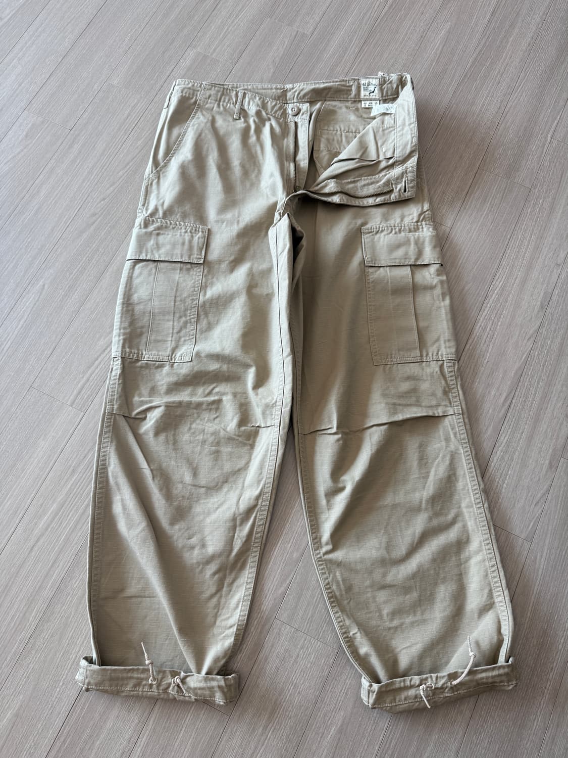orslow 오어슬로우 카고팬츠 베이지 2사이즈 노수선 상품이미지1