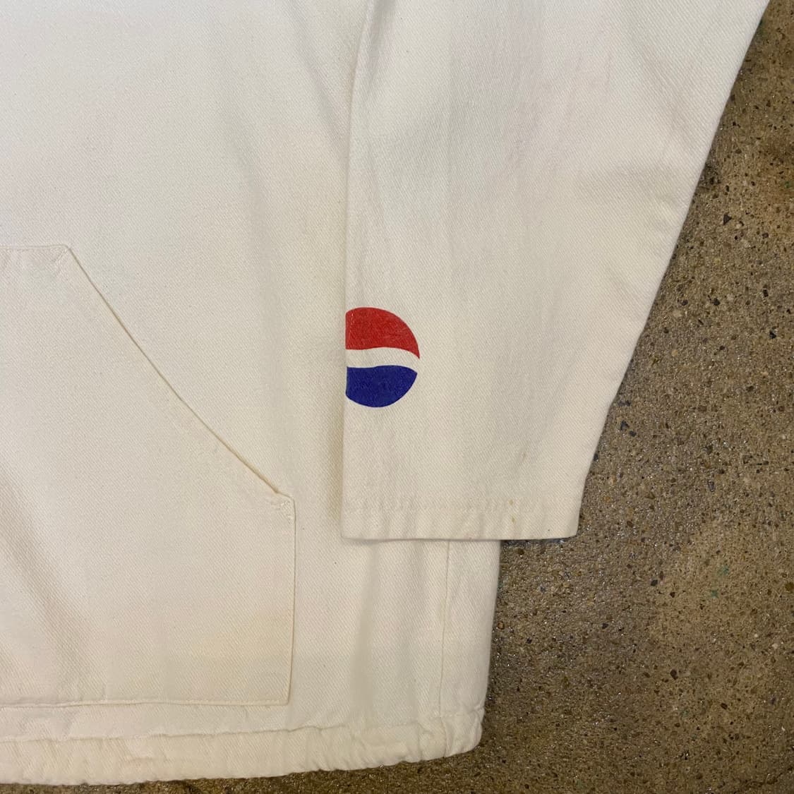 USA 미국 빈티지 펩시 콜라 화이트 후드티 상품이미지3