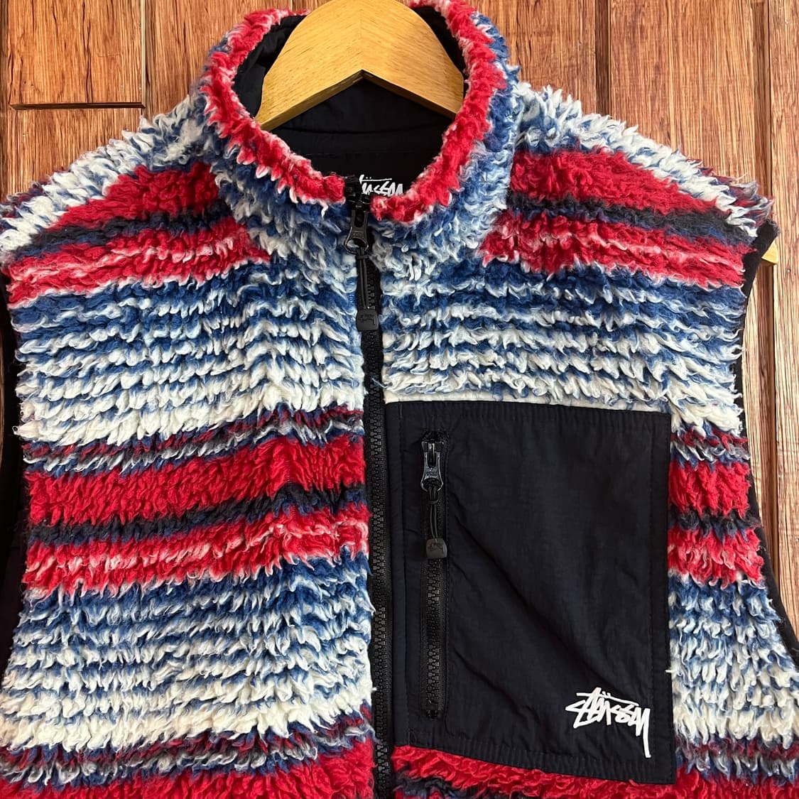 스투시 쉐르파 멀티컬러 베스트 상품이미지4