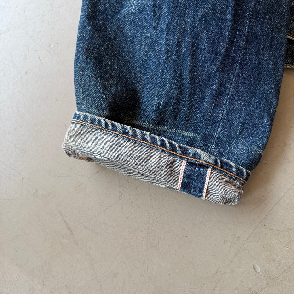 에비수 셀비지 데님 팬츠 상품이미지6