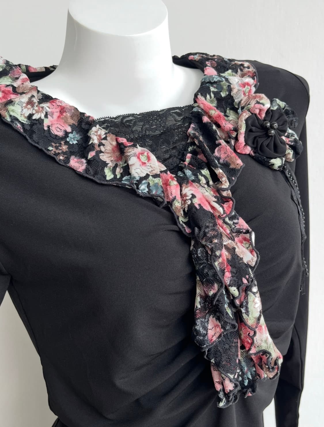 filart 플라워 코사지 슬림 탑 상품이미지3