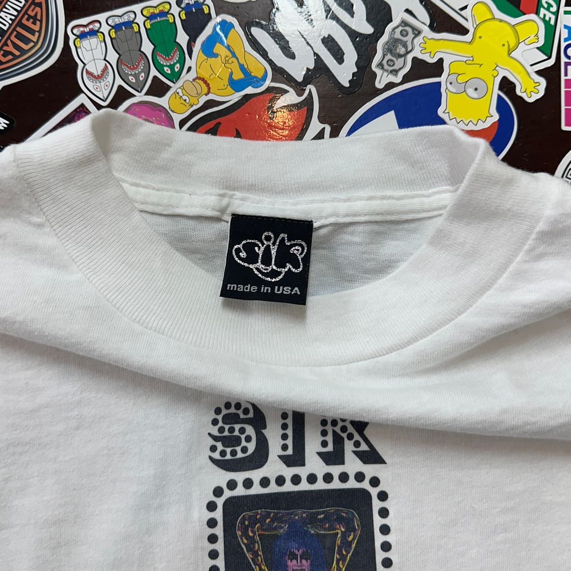 90s USA 식월드 키스 패러디 빈티지 싱글스티치 티셔츠 XL 상품이미지9