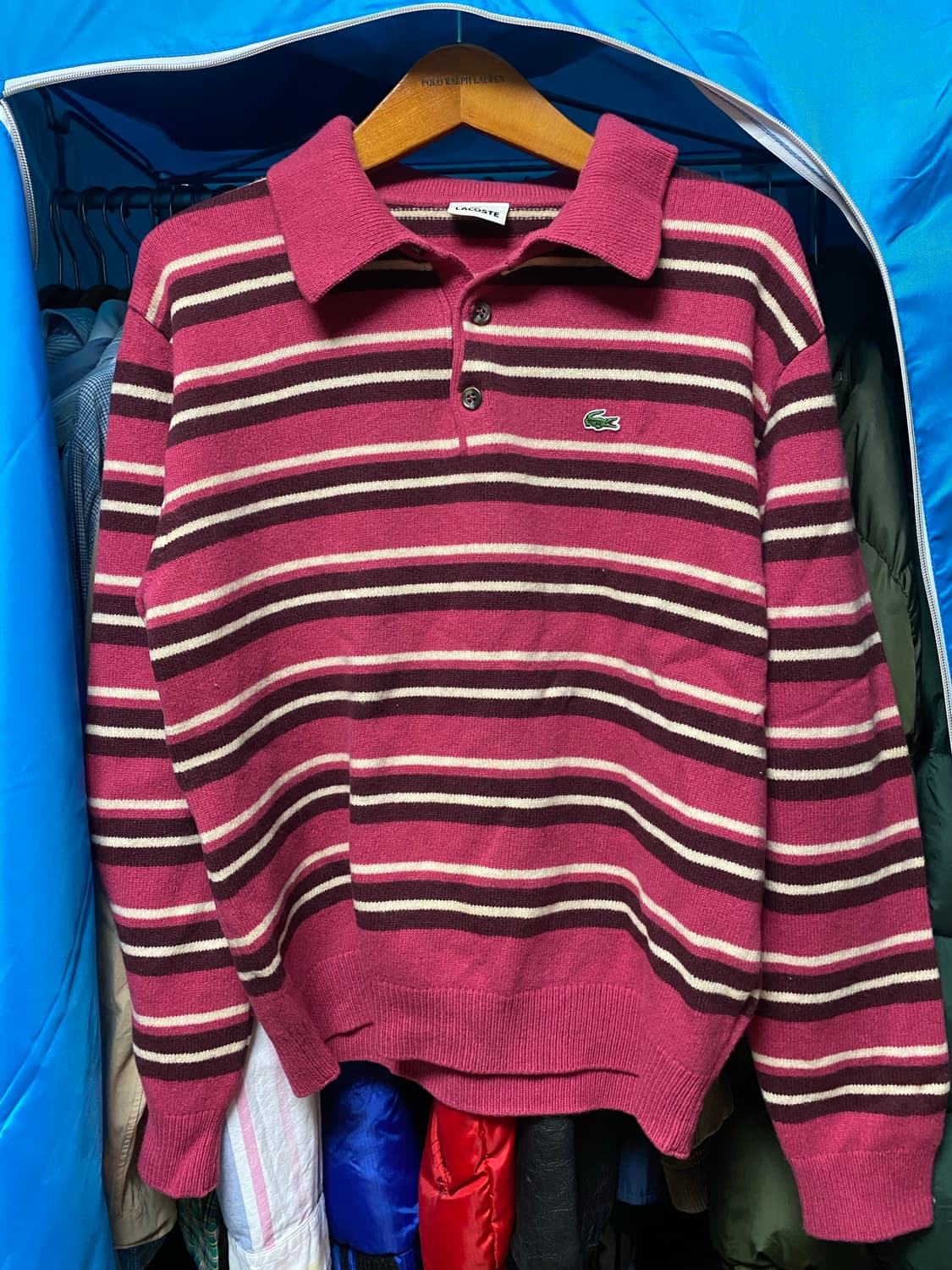 라코스테 스트라이프 카라니트 105 상품이미지1