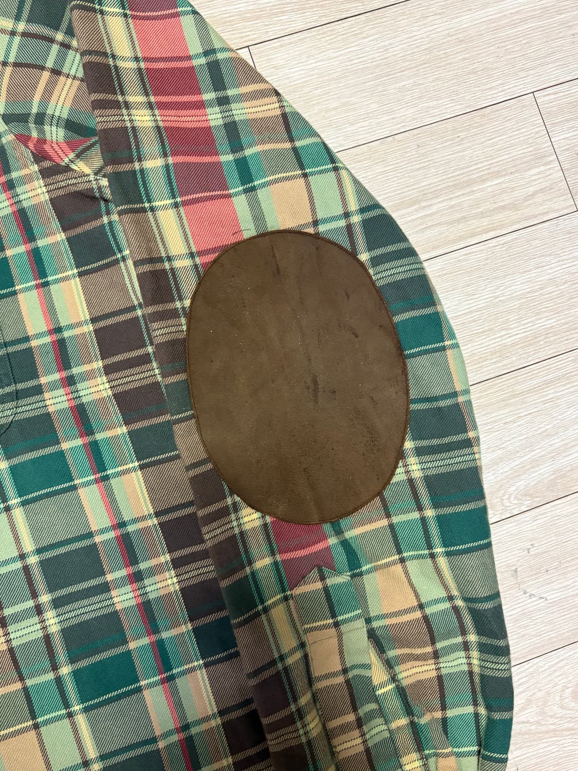 폴로랄프로렌 레더 패치 체크 셔츠 상품이미지6