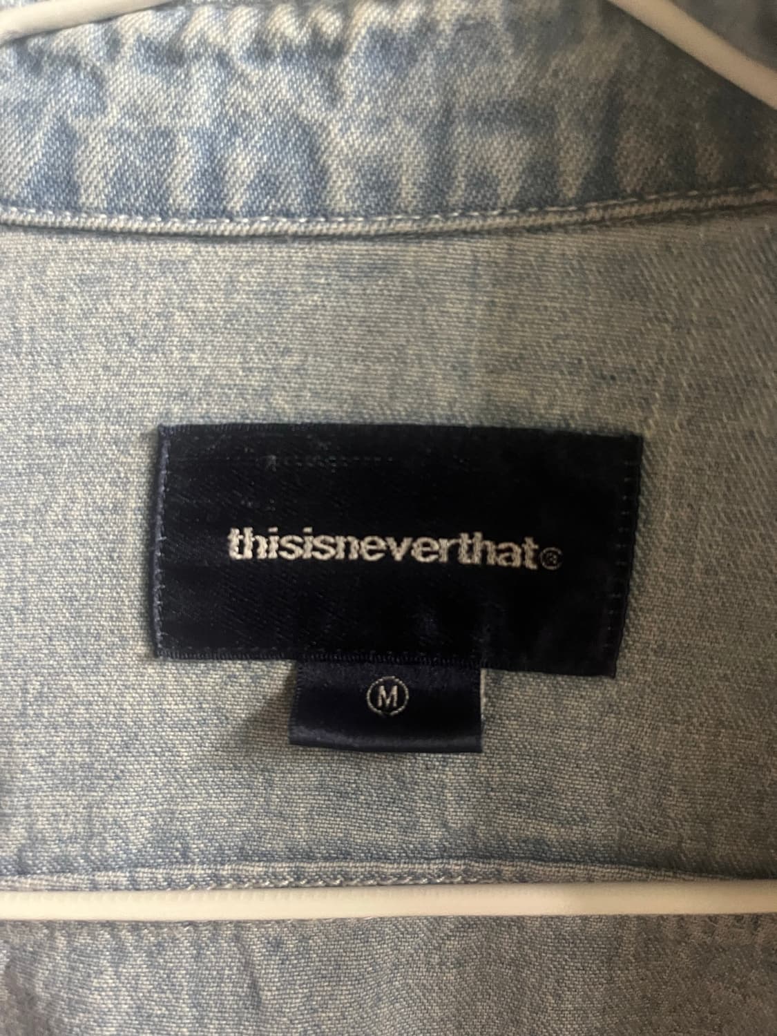 디스이즈네버댓 데님셔츠 상품이미지5