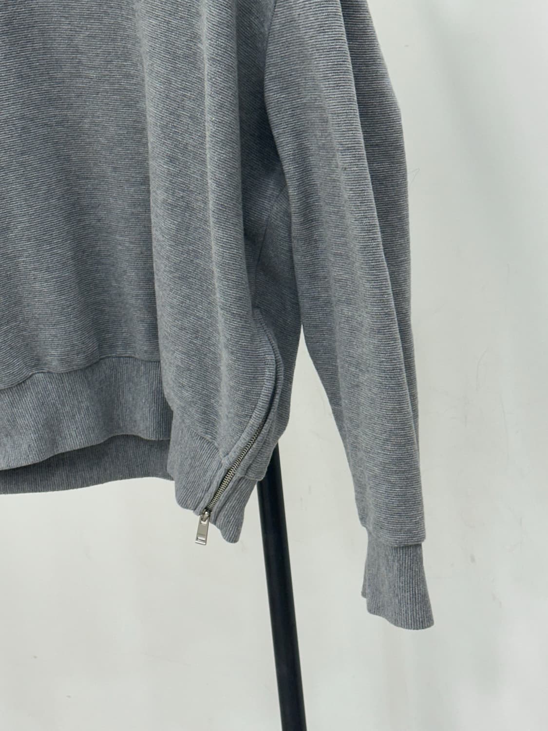 시스템 옴므 오픈 카라 니트 상품이미지6