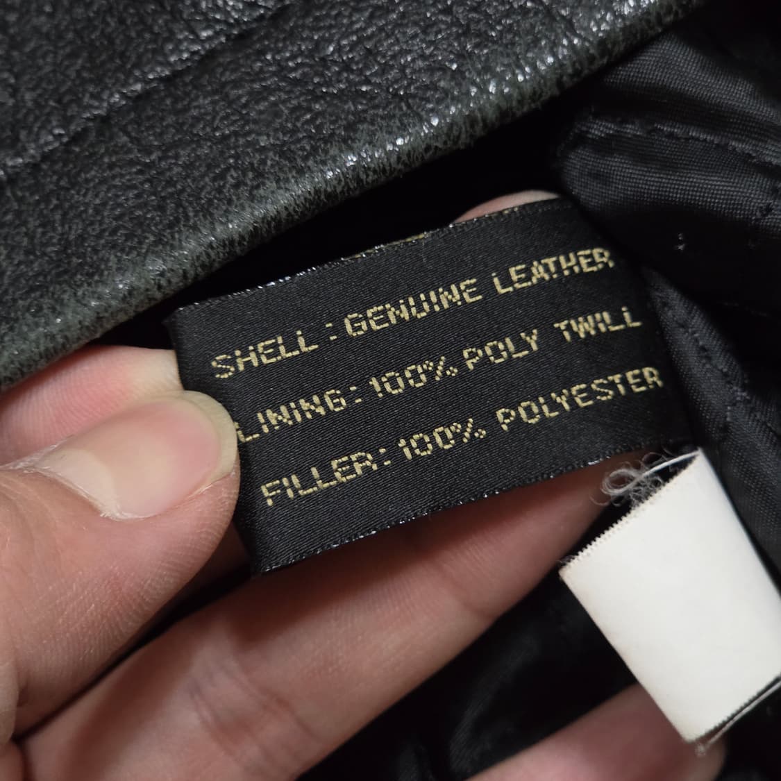 빈티지 리얼 레더 누빔 가죽 자켓 상품이미지9