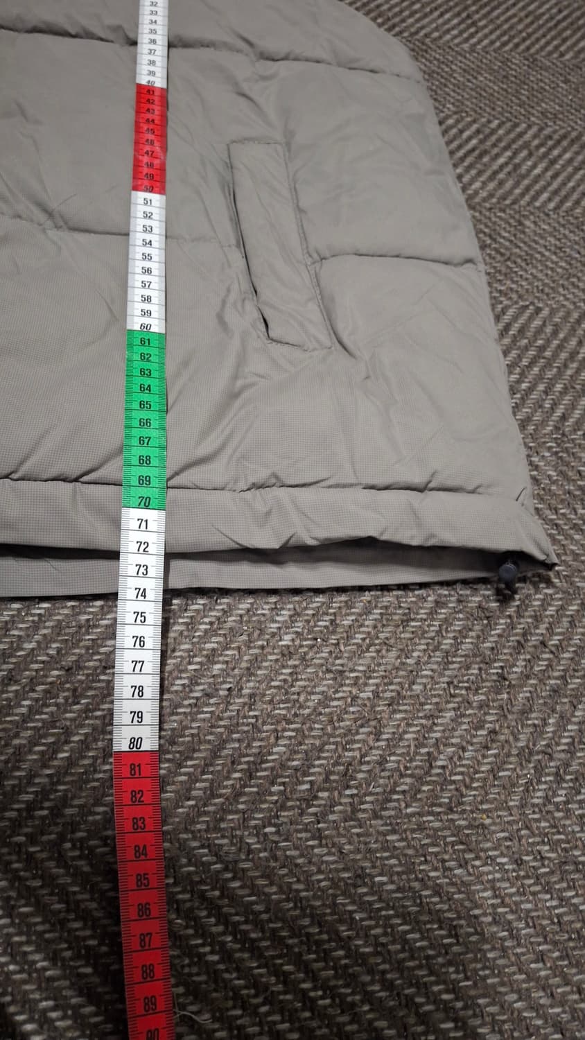 4XL)노스페이스 패딩조끼그레이 블랙 배색 빅사이즈 베스트 상품이미지7