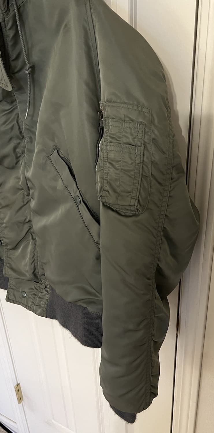 80s 알파 인더스트리 N-2B 헤비 플라잉 자켓 상품이미지3