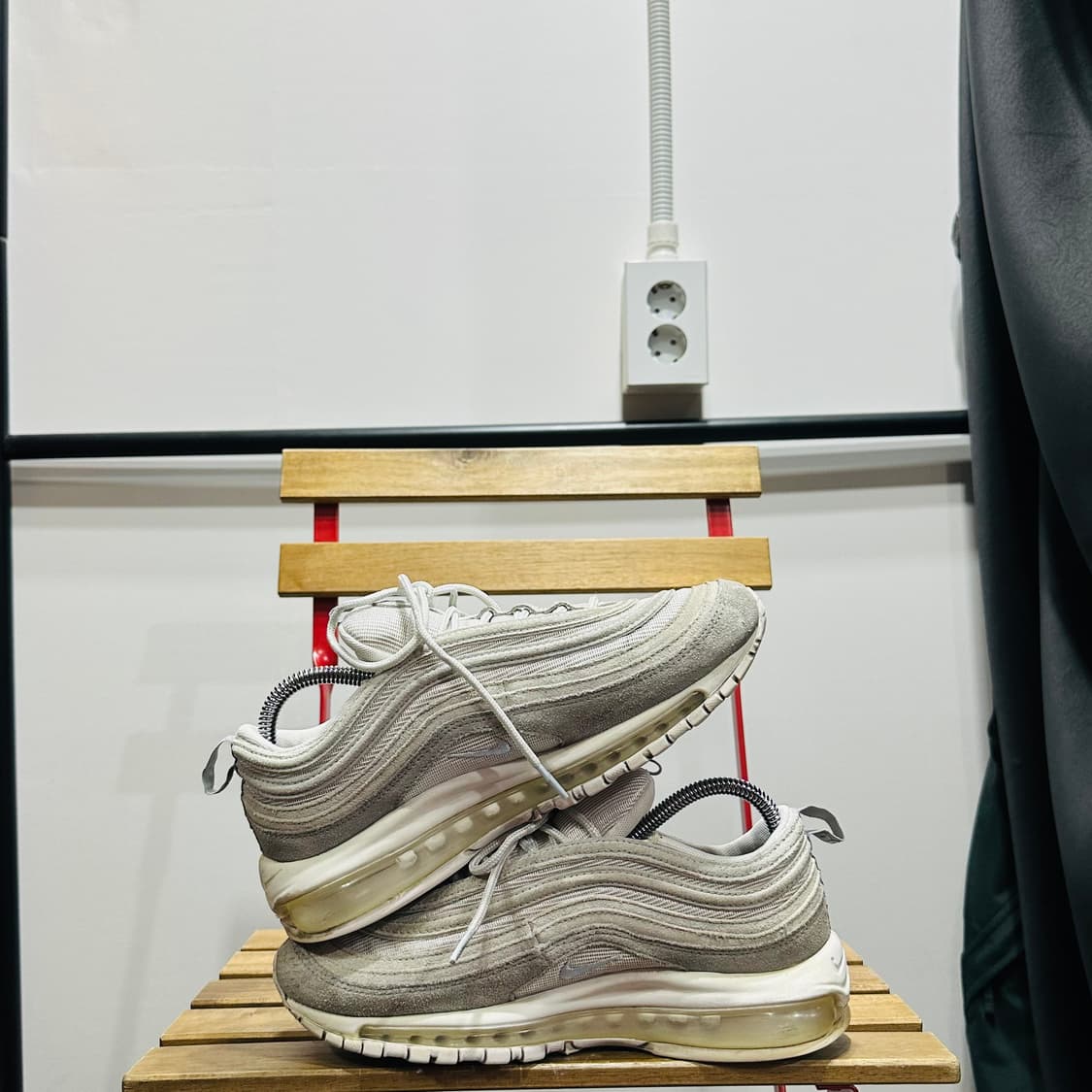 255) 나이키 운동화 남성 남자 신발 에어맥스 97 그레이 스웨이드 상품이미지7