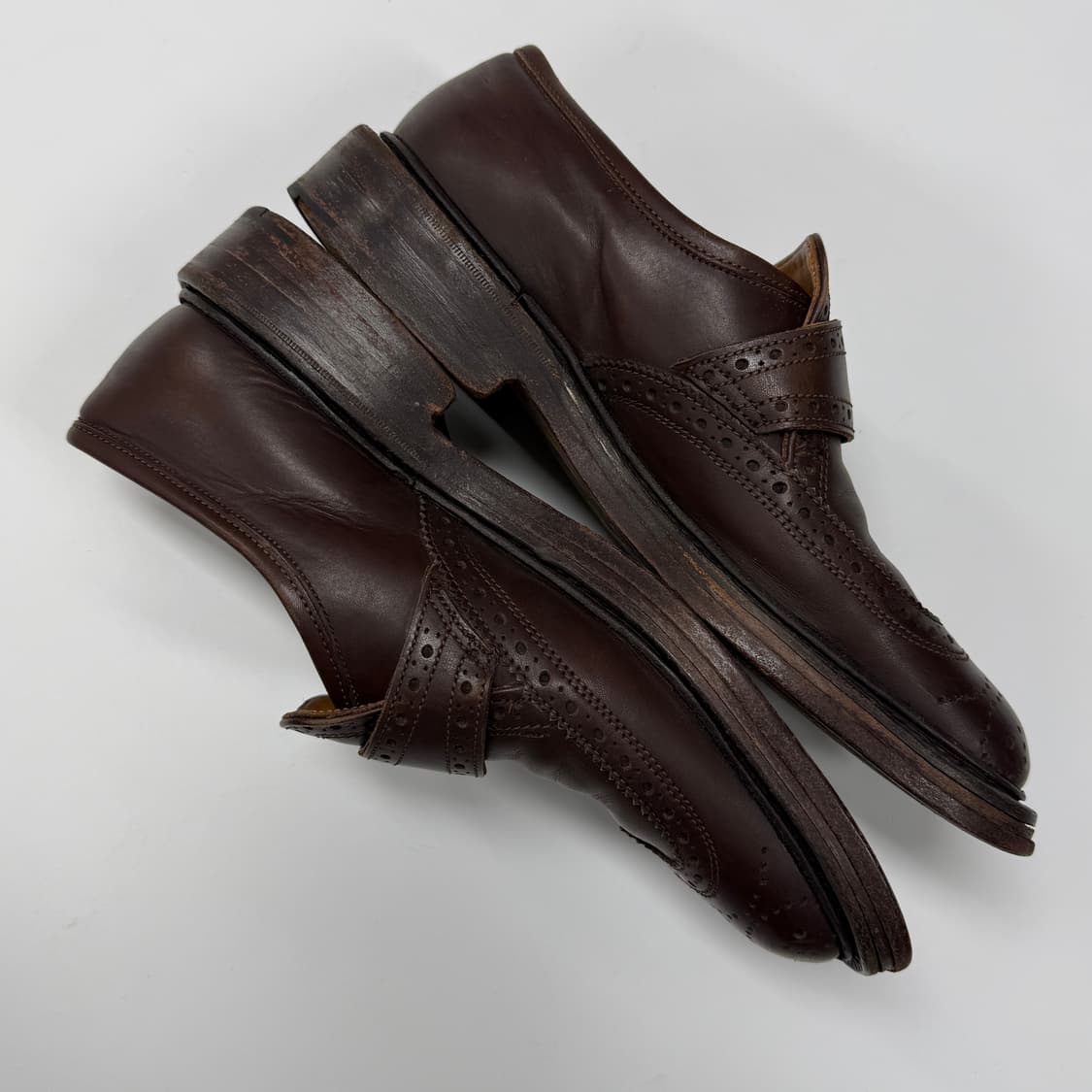 Tricker's x Ships belted shoes 상품이미지4