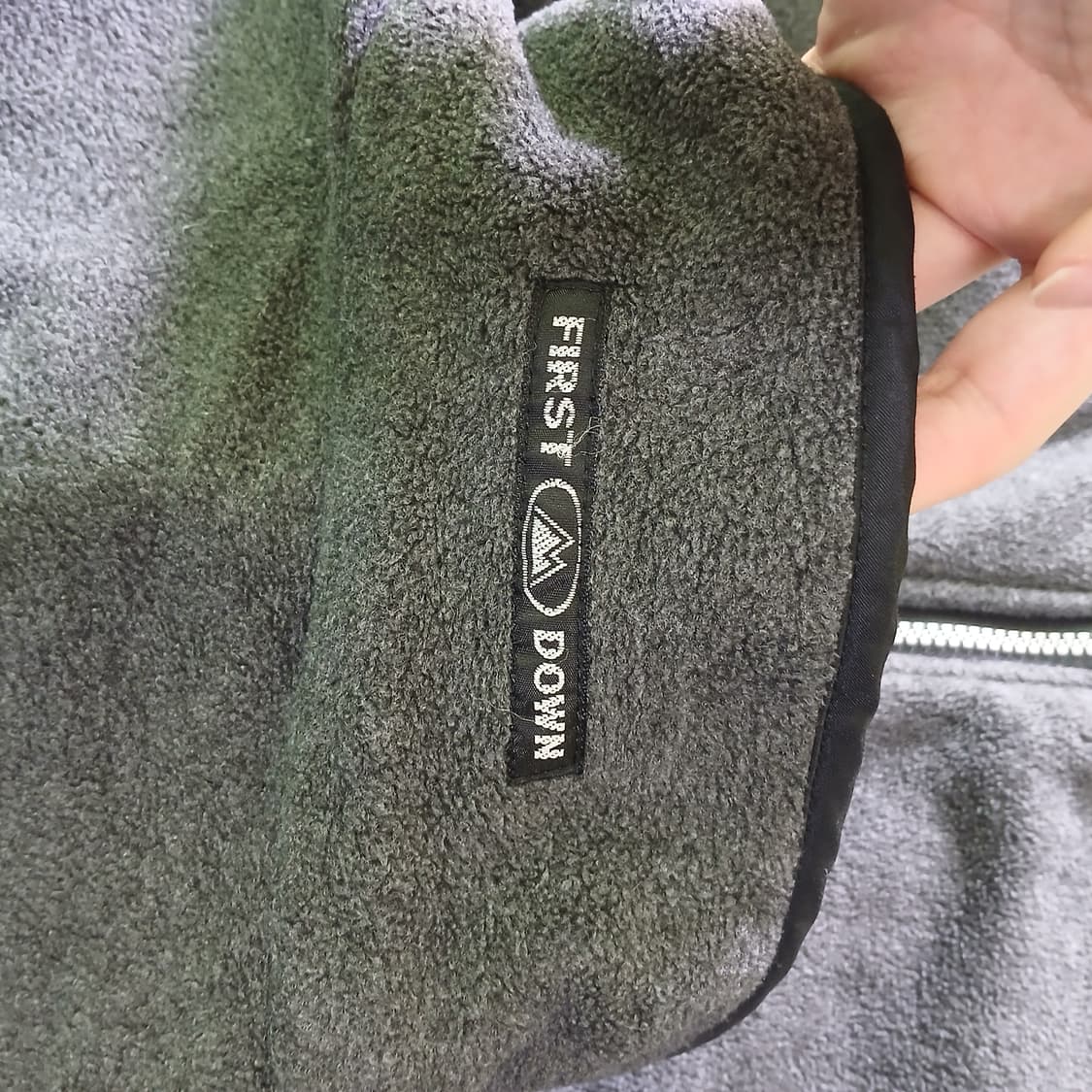 first down 퍼스트다운 후리스 플리스 누빔 점퍼 자켓 상품이미지2