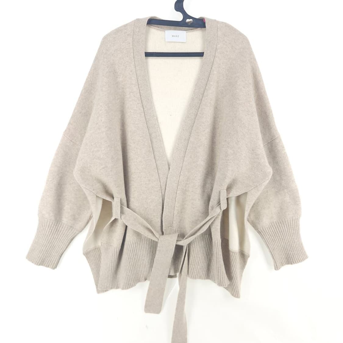 [여F]마즈(MARZ) 울캐시미어 벨티드 가디건[Y5C-226] 상품이미지1