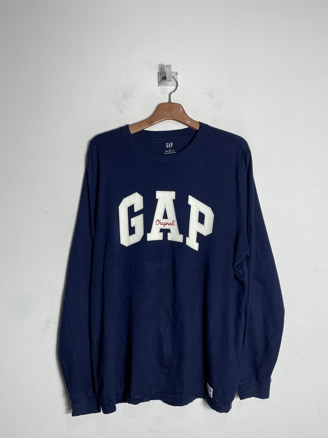 GAP 오리지널 로고 긴팔티 네이비 상품이미지1