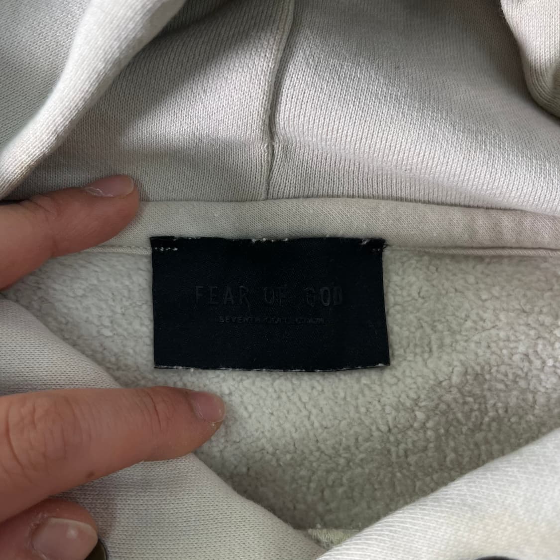 100 피오갓 FG로고  후드티  상품이미지5