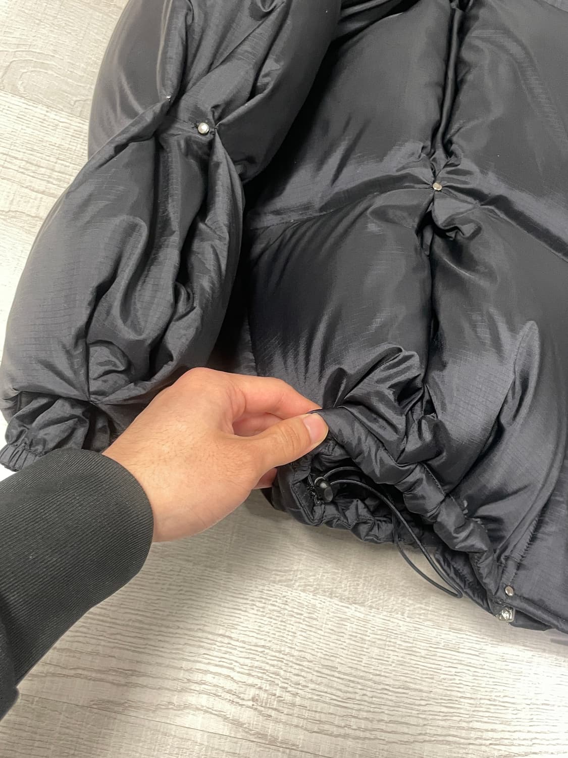 유스(youth) 하이넥 셔링 패딩 sample 상품이미지5