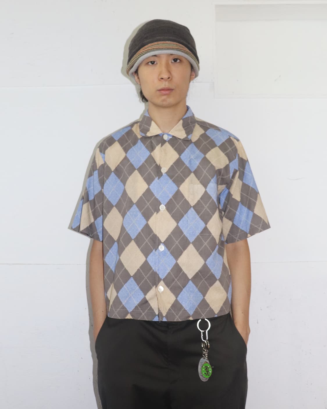 꼼데가르송 옴므 90s 아가일 체크 셔츠 상품이미지1