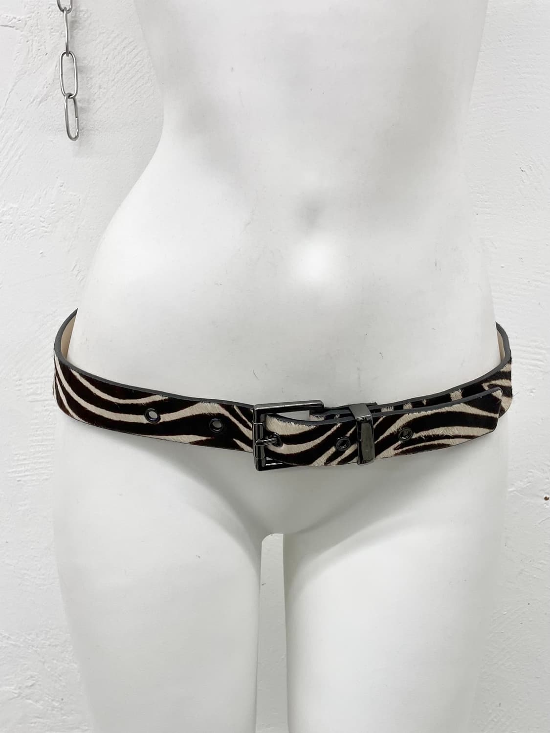 웨스턴 송치 지브라 버클 벨트 상품이미지1