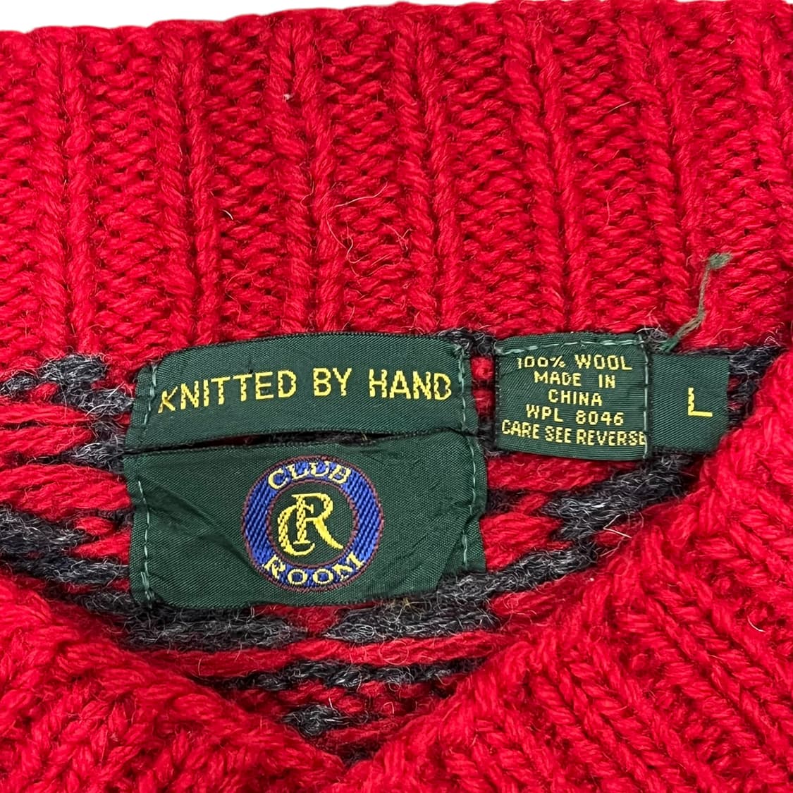 빈티지 패턴 울 핸드니트 s08592 상품이미지6