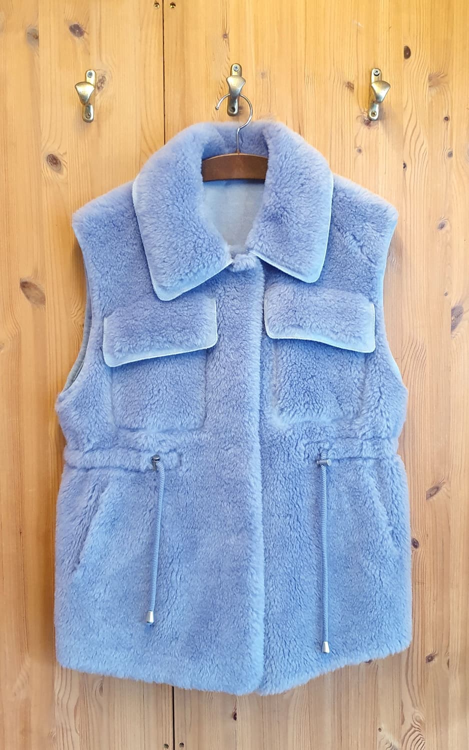 (새상품)55/66.Lapift 천연양털 조끼 상품이미지2