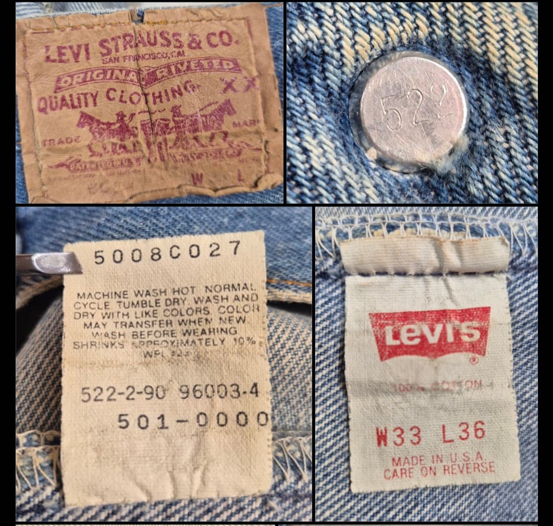 리바이스 90s 미제 501
 상품이미지6