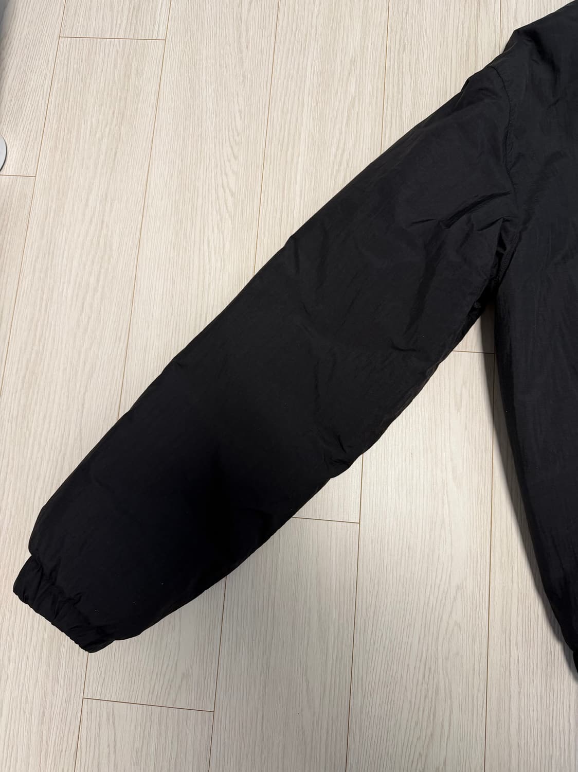 아미 AMI PARIS 톤온톤 하트로고 집업 자켓 봄버 블랙 M 상품이미지6