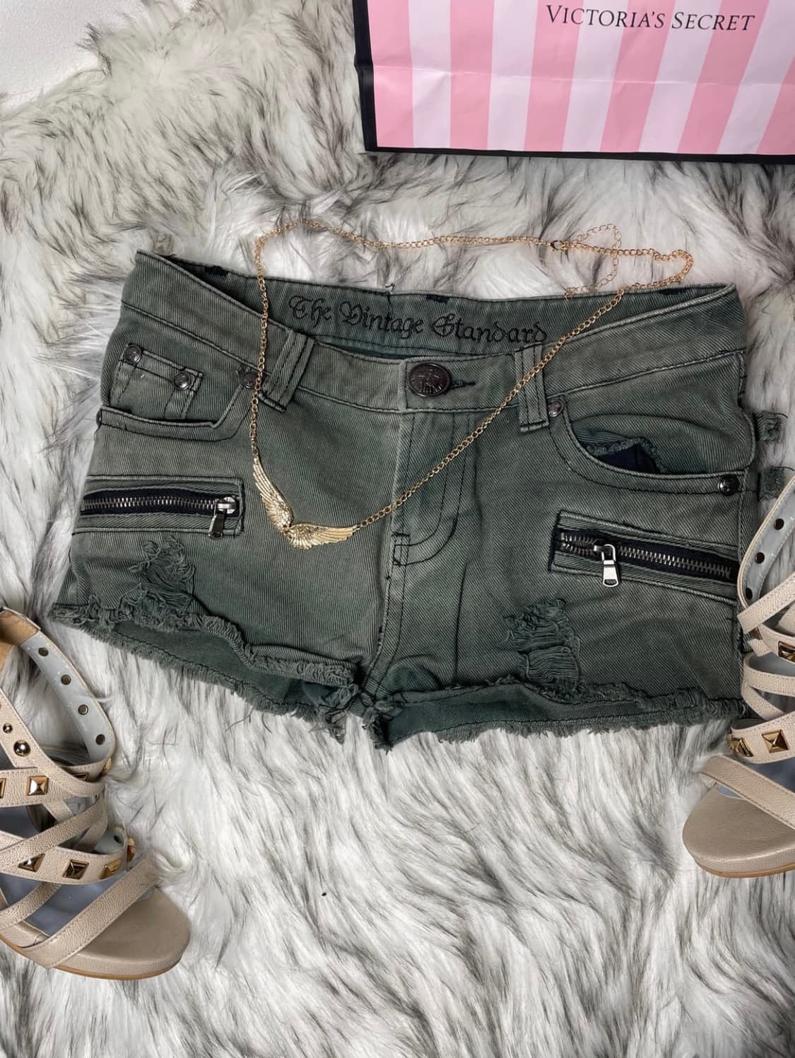 Sky bomber 카키 숏팬츠 반바지 상품이미지1