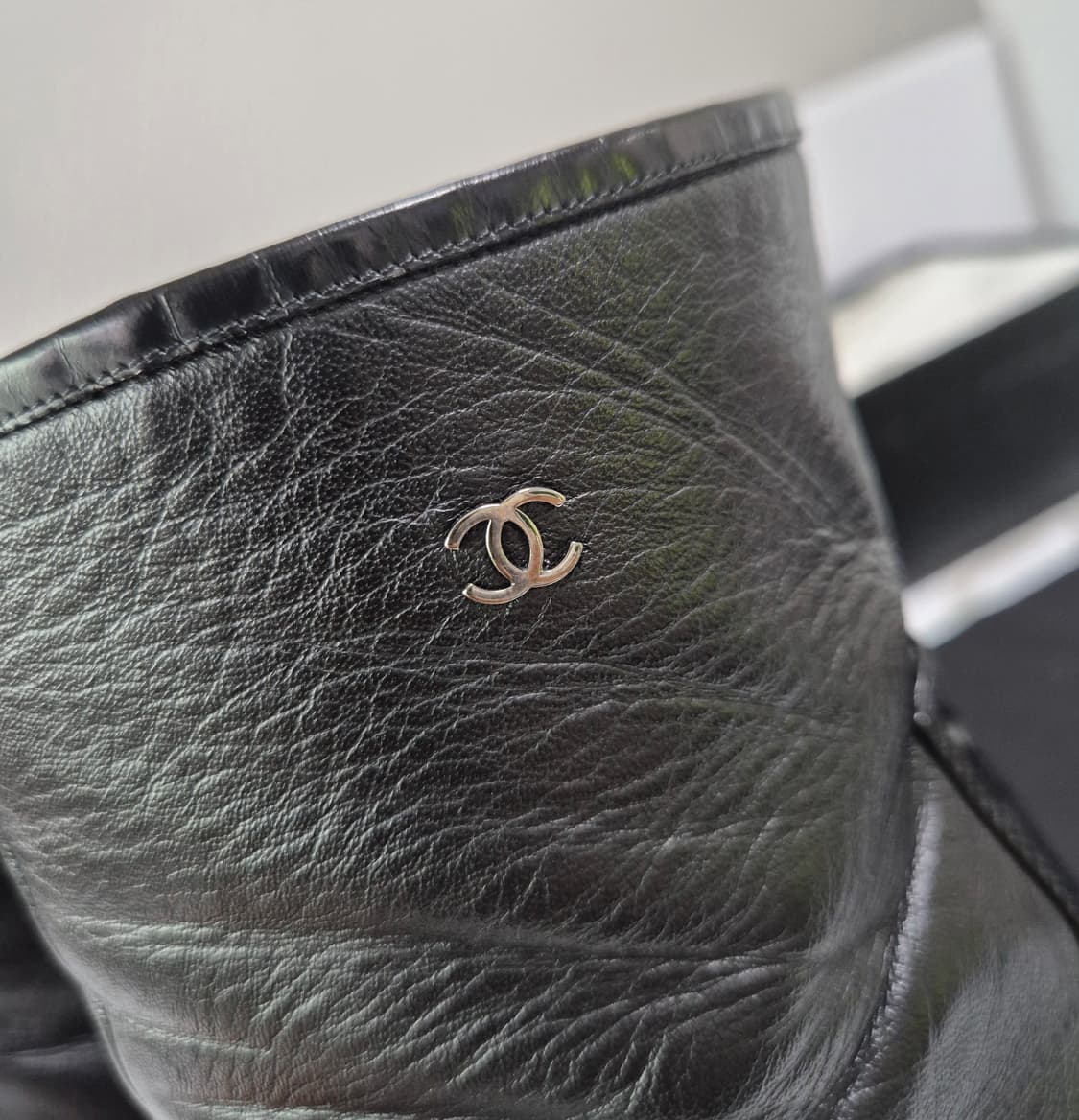 (정품) 샤넬 CC 로고 여성 앵클부츠 38 상품이미지6