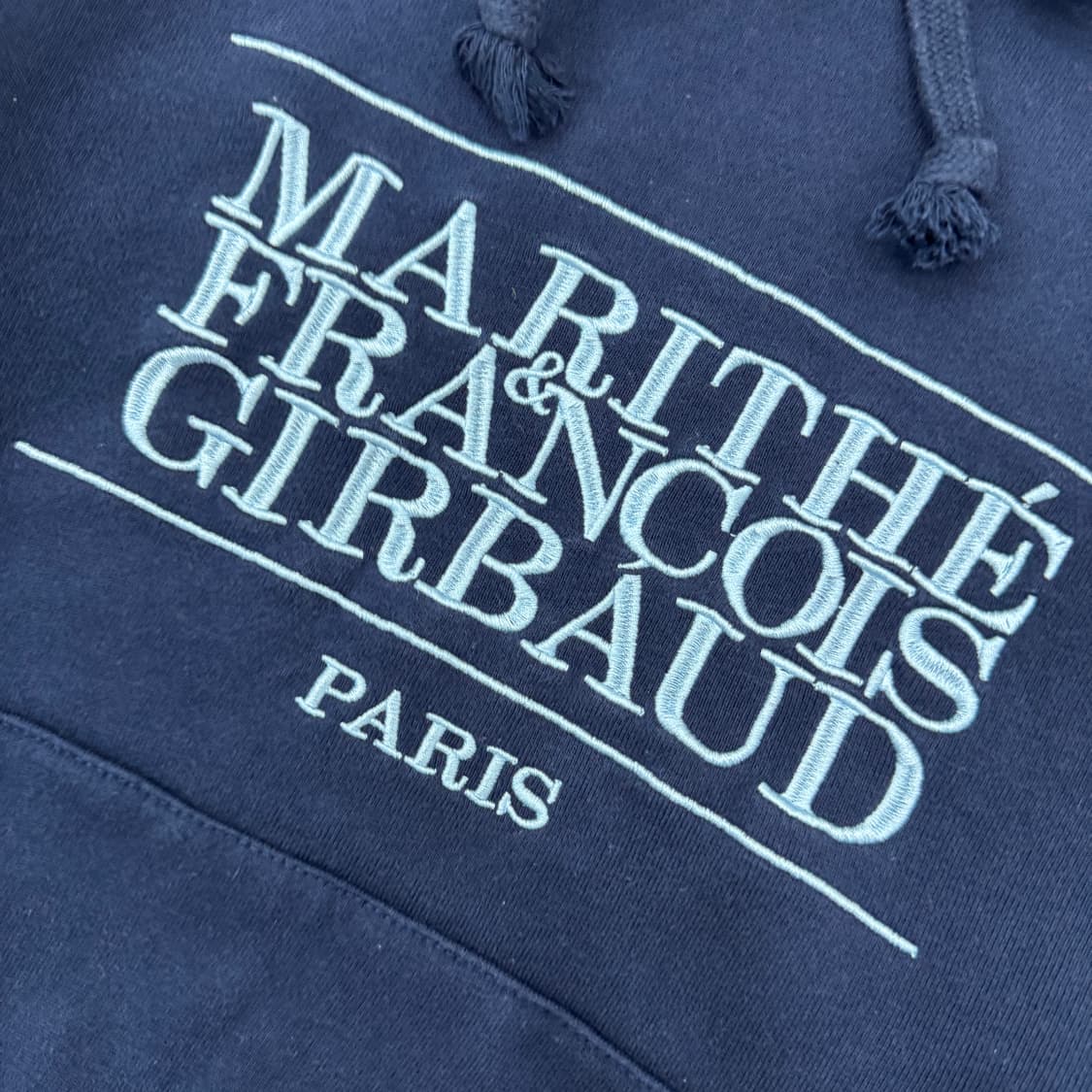 여성용 S 마리떼 프랑소와 저버 네이비 후드 티셔츠  상품이미지4