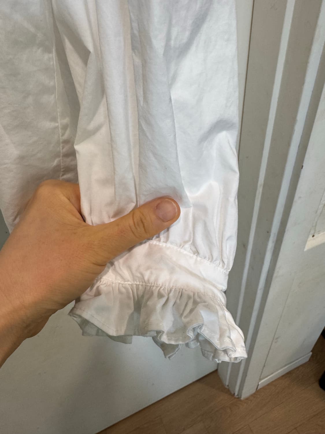 Wotari 우타리 프릴 코튼 블라우스 상품이미지3