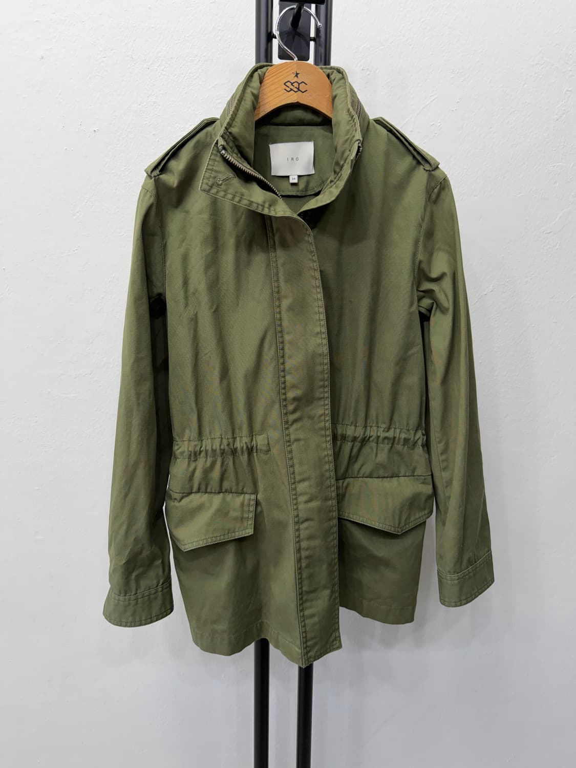 매장판정품) IRO 이로 카키 야상 자켓 34(55) 상품이미지1