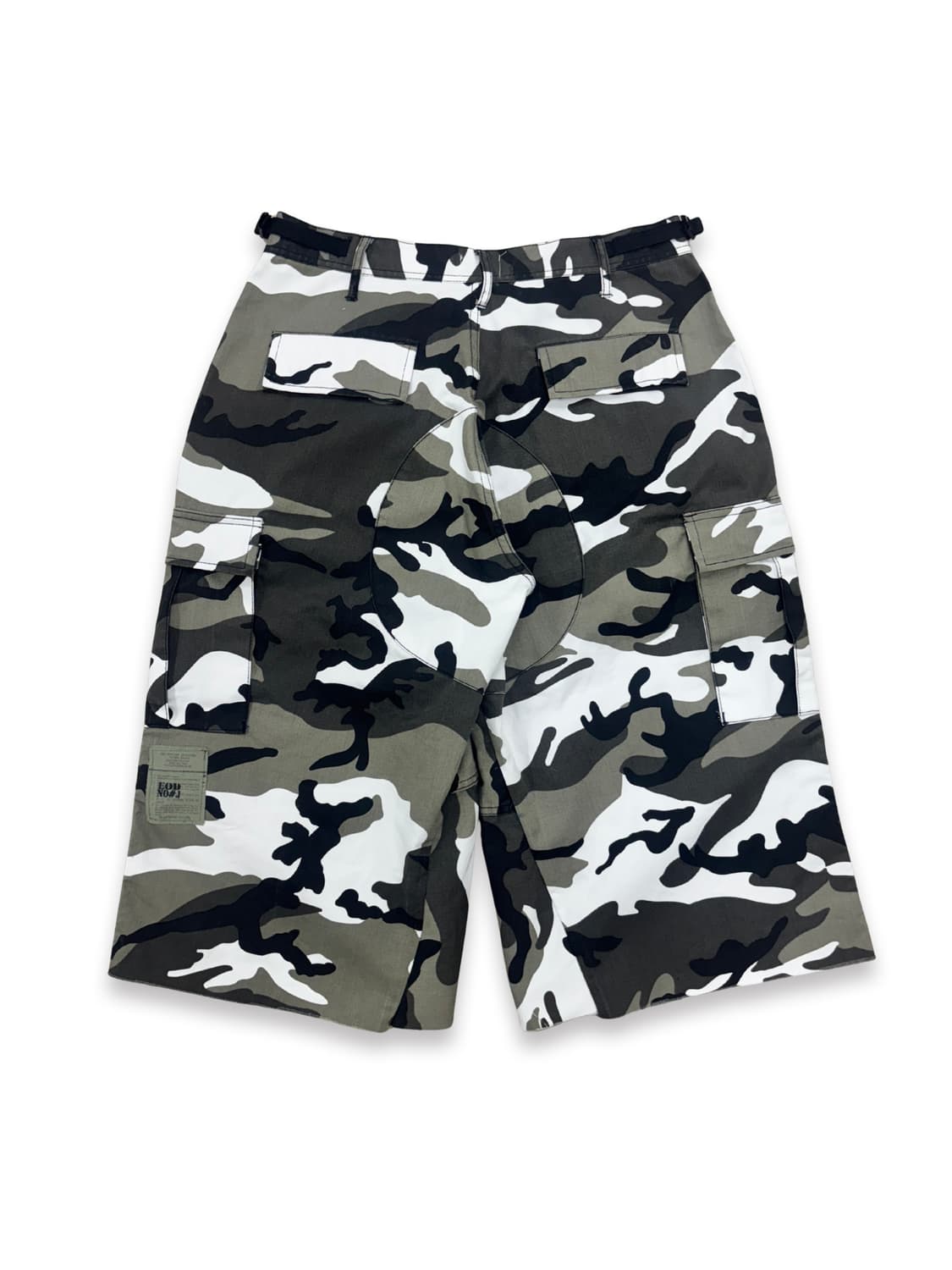 Distressed Sashiko Snow camo Bermuda _ 0 상품이미지2