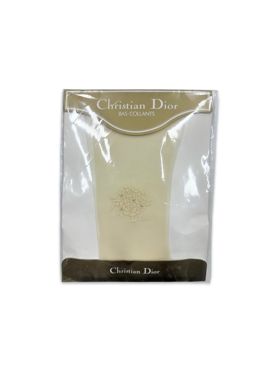 빈티지 크리스찬 디올 아이보리 로즈 스타킹 상품이미지1
