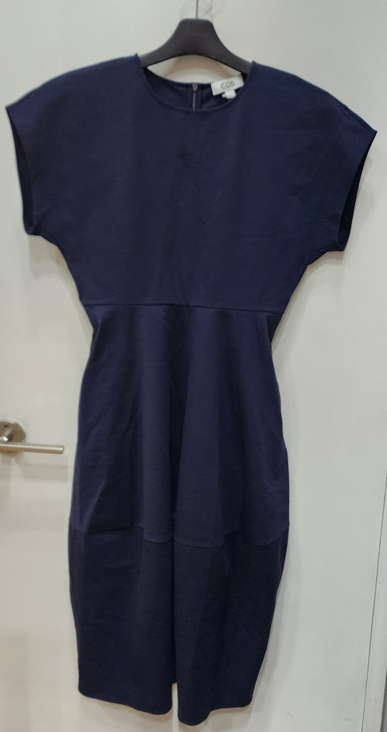 COS 코스 네이비  롱원피스 새제품 S(택O) 상품이미지1