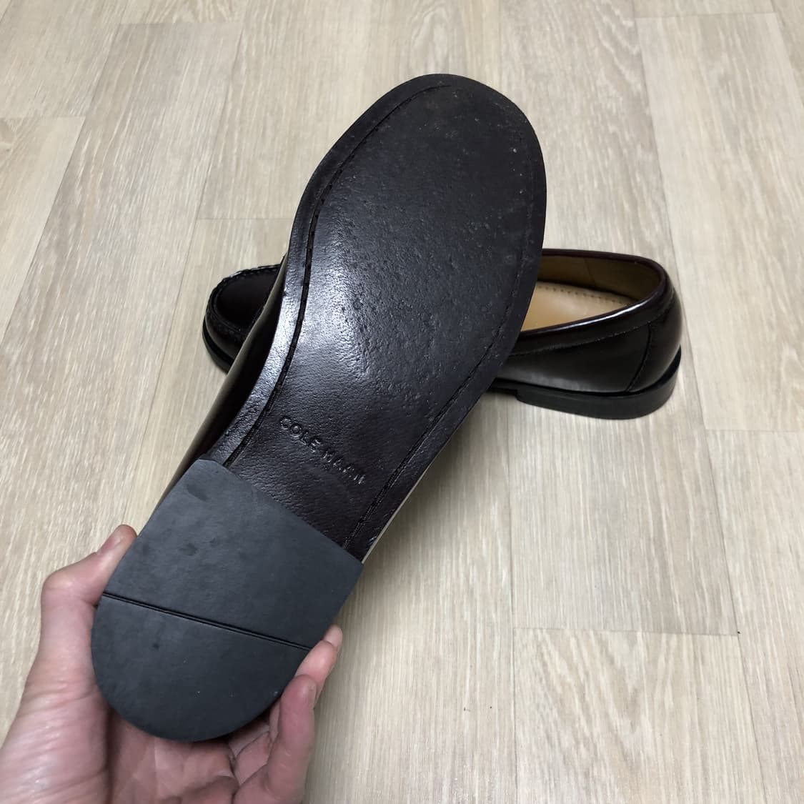 (265-270) 콜한 COLE HAAN 맨즈 핀치 페니 로퍼 버건디 상품이미지4