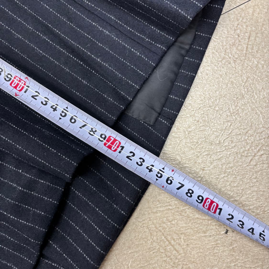 솔리드옴므 스트라이프 더블 블레이저 상품이미지5