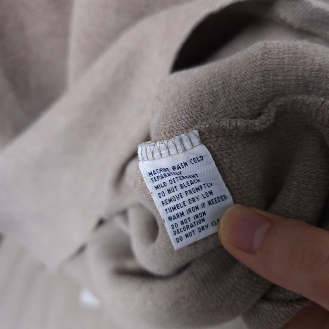 폴로 베이지 하프집업 XL 상품이미지4