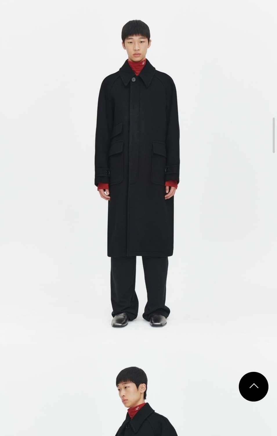 애프터프레이 투어리스트 발마칸 코트 블랙 상품이미지1