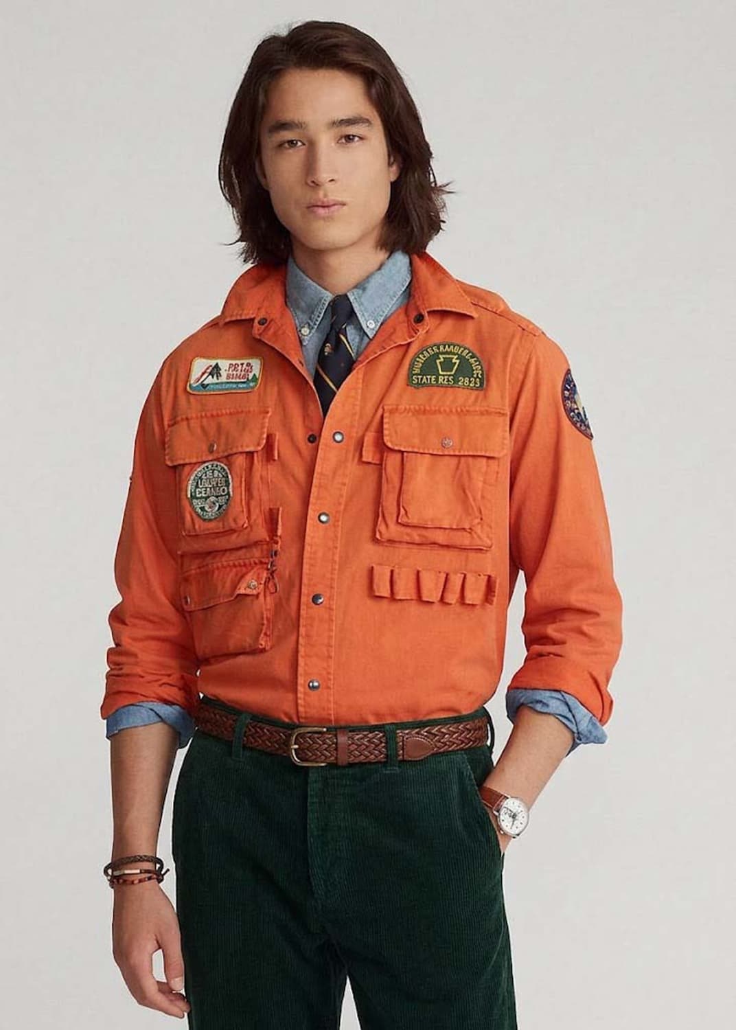 폴로 랄프로렌 코듀로이 로얄그린 트라우저 팬츠 상품이미지4