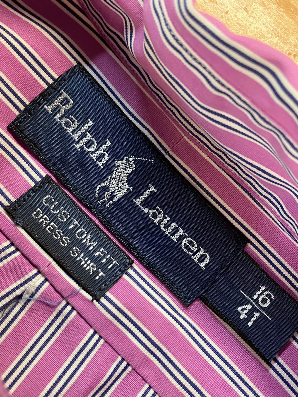 폴로 랄프로렌 스트라이프 셔츠 퍼플 핑크 #csz4106 상품이미지5