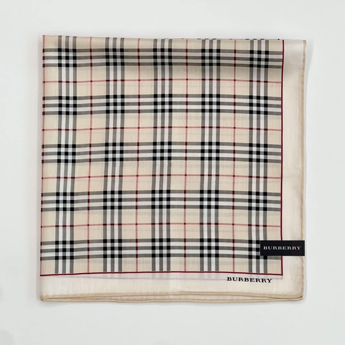 (새상품) burberry/ 버버리 쁘띠스카프 손수건 상품이미지3