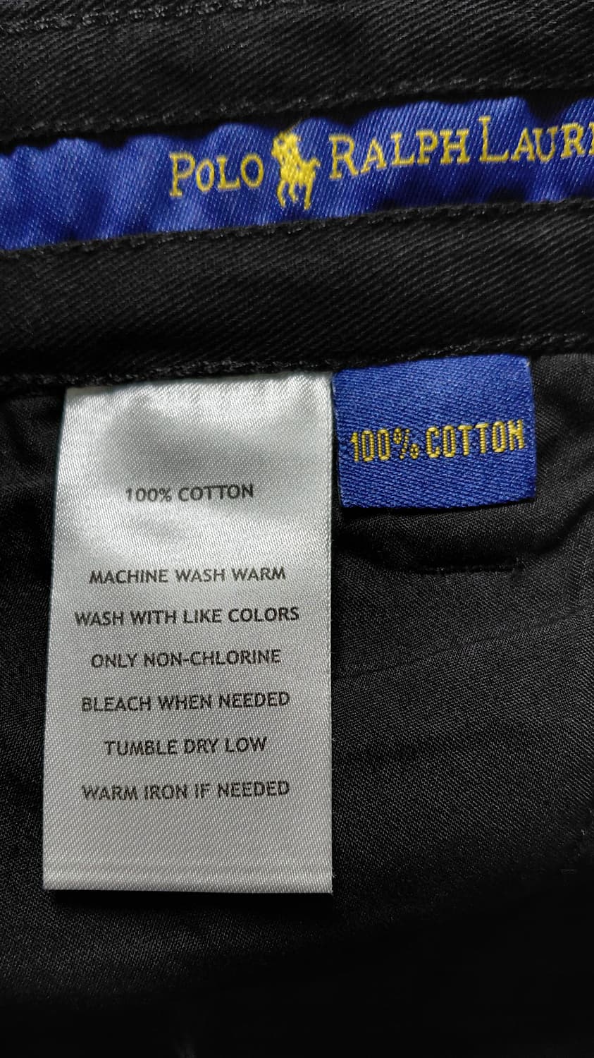 [M] POLO RALPH LAUREN 블랙 코튼 치노 쇼츠 상품이미지6