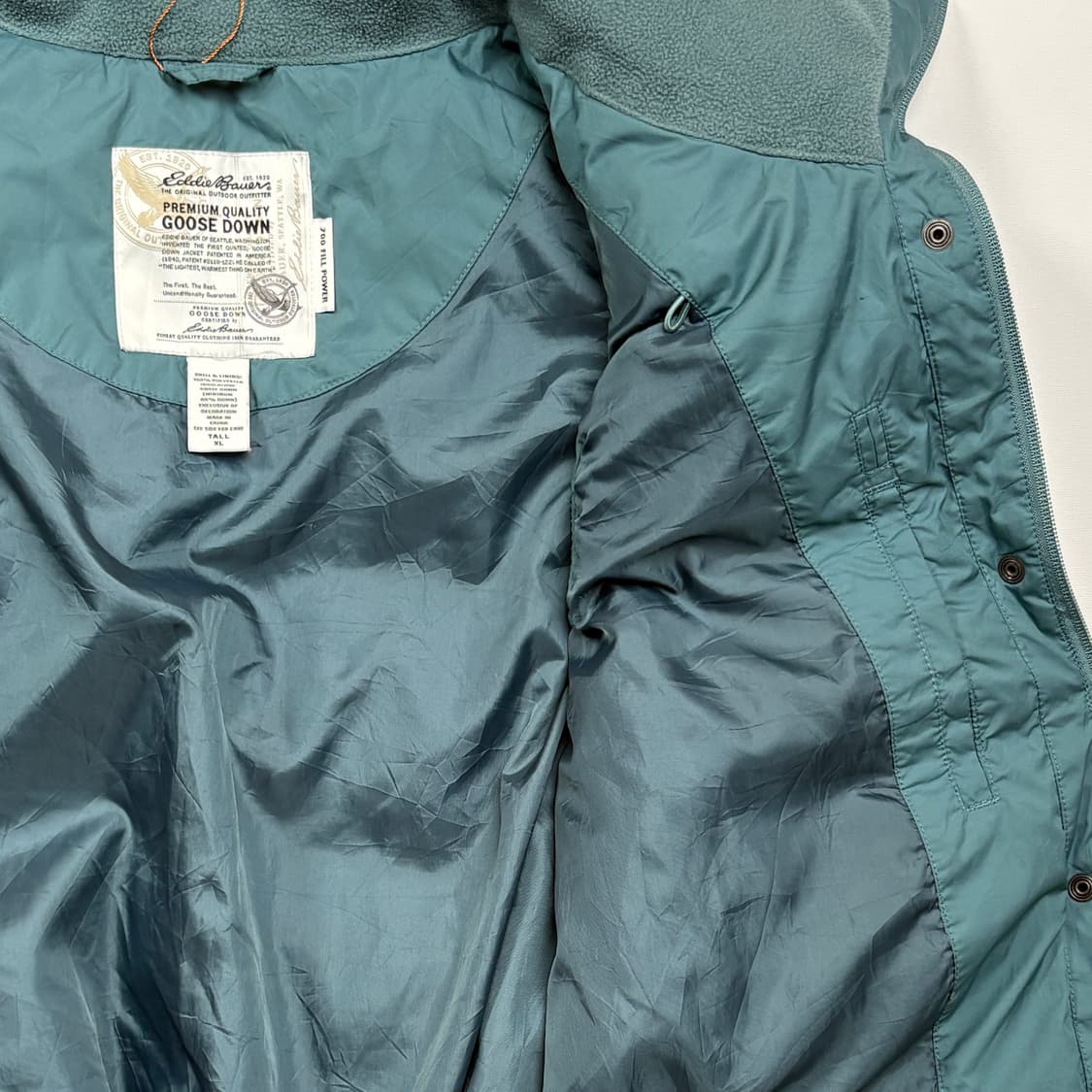 [XL] 00s Eddie Bauer 700fill padded vest 상품이미지8