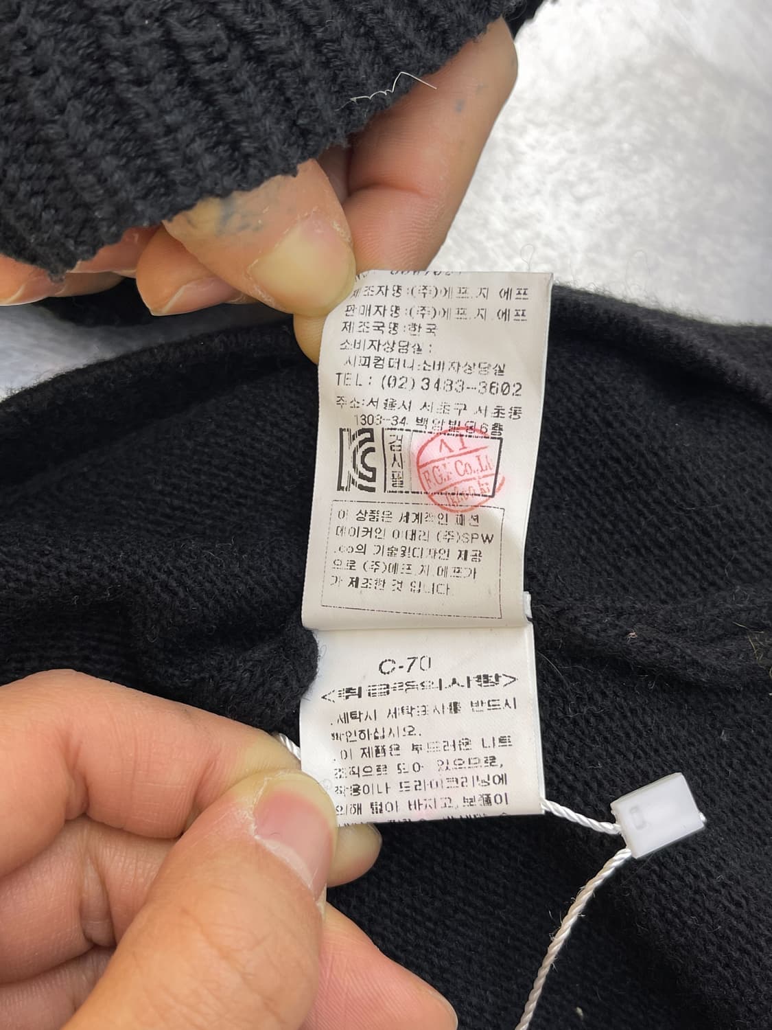 씨피 컴퍼니 90s 더블 다이애그널 집 울 니트 상품이미지10