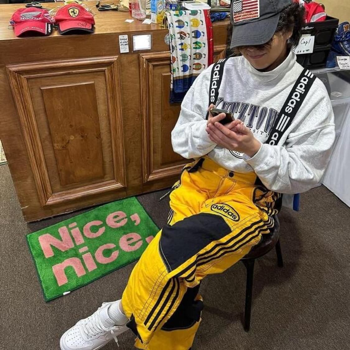 90s 아디다스 트윈넥스 오버롤 (L)   상품이미지2