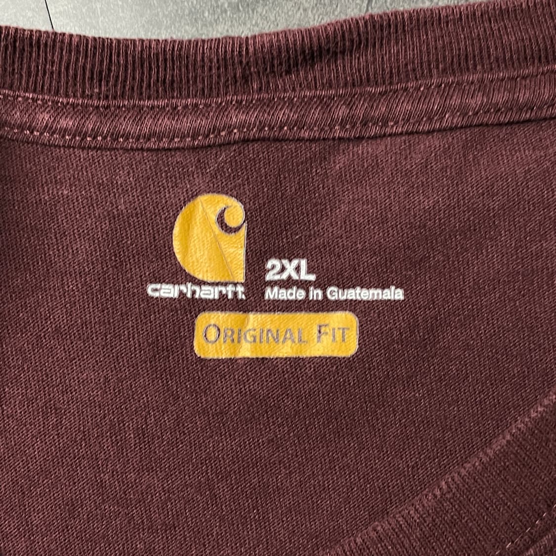 CARHARTT 칼하트 K126 와인 긴팔 티셔츠 A00960 상품이미지9