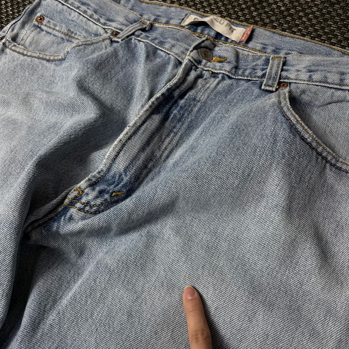 (36) 리바이스 550 36X32 연청 데님 팬츠 릴렉스드핏 상품이미지4